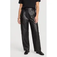 And Other Stories & Other Stories X Alexa Leather Trousers Black Taglia: 38 | Pantaloni di pelle Outlet | Donna | Nero