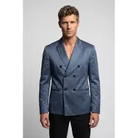 John Varvatos Slim Fit Db Jacket With P Stream Blue Taglia: 54 | Blazers Outlet | Uomo | Blu