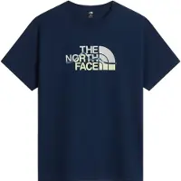 The North Face Mountain Line Regular Short Sleeve Tee T-shirt Uomo (XS, blu)