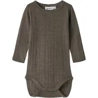 Name it Tutina / body per bambino 'NBMWang' marrone sfumato