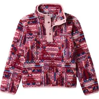 Columbia Kid's Helvetia II Printed Half Snap Fleece Pullover in pile Bambini (18 Years, lilla)