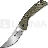 Fox Edge Coltello pieghevole Persian - Stonewash - Micarta, verde