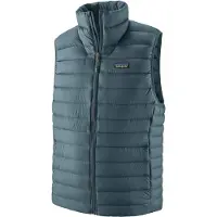 Patagonia Down Sweater Vest Gilet in piumino Uomo (XL, blu/grigio)