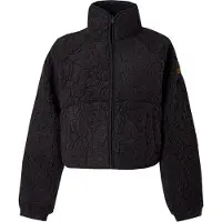 Roxy - Polaire zippée - Blurry Cloud Polar Anthracite Outline Mo per Donne in Nylon - Taglia XS - Nero