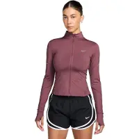 Nike Women's Swift Dri-Fit Full Zip Jacket Giacca da corsa Donna (S, rosso)