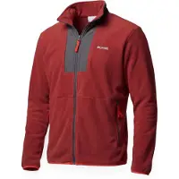 Columbia Sequoia Grove II Full Zip Fleece Giacca in pile Uomo (L, rosso)
