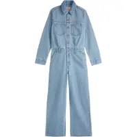 Levi's per donna. 0088J-0001 Mono heritage azul (L), Blu, Casual, Cotone, Denim, Manica lunga