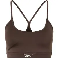 Reebok Reggiseno sportivo 'KENDAL' marrone scuro / bianco