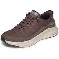SKECHERS per uomo. 232619 Slip-Ins: Contour Foam - Cozy Fit marrone (42), Basso, Stringhe, Nessuno, Casual
