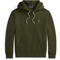 Ralph Lauren per uomo. 710766778024 Felpa con cappuccio in pile verde RL (XL), Casual, Cotone