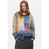 Desigual , Maglione corto a maglia grossa, Donna, Rosso, L