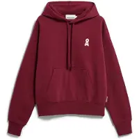 Armedangels Women's Francisaraa Felpa con cappuccio Donna (XXL, rosso)