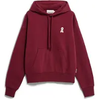 Armedangels Women's Francisaraa Felpa con cappuccio Donna (S, rosso)