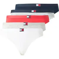 Tommy Hilfiger Underwear String navy / grigio sfumato / rosso acceso / bianco