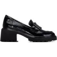 Xti per donna. 14622901-NEGRO Scarpe 146229 nero (40), 5 a 8cm, Fibbia, Casual, Classico, Pelle verniciata