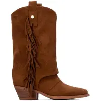 Xti per donna. 14605602-CAMEL Stivali 146056 marrone (37), 3 a 5cm, Nessuno, Casual
