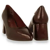 Xti per donna. 14620502-BURDEOS Scarpe 146205 granata (40), 5 a 8cm, Nessuno, Casual, Classico, Pelle verniciata