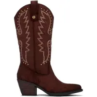 Xti per donna. 14610203-MARRON Stivali 146102 marrone (37), 5 a 8cm, Cerniera, Casual