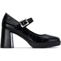Carmela per donna. 16430401-NEGRO Scarpe 164304 nero (41), 5 a 8cm, Fibbia, Casual, Classico