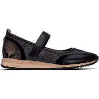 Carmela per donna. 16435301-NEGRO Ballerine in pelle 164353 nero (40), 1 a 3 cm, Velcro, Casual