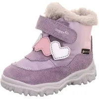 Superfit Boots da neve 'HUSKY+' crema / grigio chiaro / lilla chiaro / rosa antico