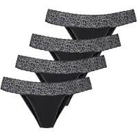 LASCANA Slip grigio / nero