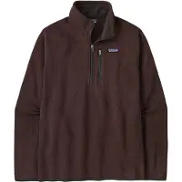Patagonia Better Sweater 1/4 Zip Pullover in pile Uomo (M, marrone)