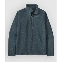 Patagonia Better Sweater 1/4 Zip Pullover in pile Uomo (S, blu)