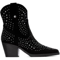 Xti per donna. 14619202-NEGRO Stivaletti 146192 nero (40), 5 a 8cm, Cerniera, Casual