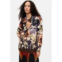 Desigual , maglione jacquard, Donna, Giallo, M