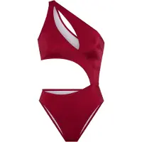 LASCANA Costume intero rosso scuro