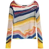 Desigual , Maglione lavorato stampato, Donna, Blu, L
