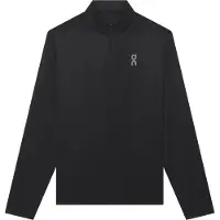 ON - Maglietta traspirante a maniche lunghe - Core 1/4 Zip Black per Uomo in Poliestere Riciclato - Taglia S - Nero