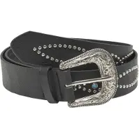 Urban Classics Cintura 'Western Rivet' nero / argento