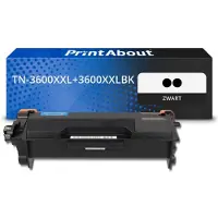 PrintAbout Toner compatibile Brother TN-3600XXL+3600XXLBK - Nero Capacità extra-elevata Multipack