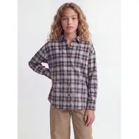 Jack & Jones Kids Camicia da donna 'JXJamie' blu chiaro / cioccolato