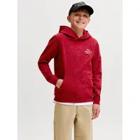 Jack & Jones Felpa Con Cappuccio Stampa Sul Retro Boys