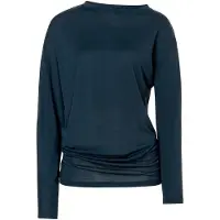 Super.natural Women's Yoga Loose L/S Maglia merino Donna (L, blu)