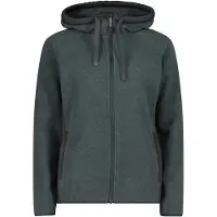 CMP Women's Jacket Fix Hood 36H2626 Giacca in pile Donna (42, grigio)