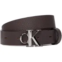 Calvin Klein Cintura marrone scuro / argento
