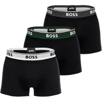 BOSS Boxer 'Power' grigio scuro / verde scuro / nero / bianco