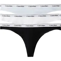 Calvin Klein Underwear String blu pastello / grigio chiaro / nero / bianco