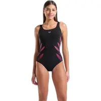 Arena Women's Swimsuit Milena Wing Back C Cup Costume intero Donna (42, nero)
