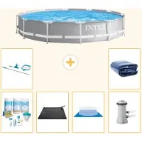 Intex Struttura per piscina a forma di prisma - 366x76 cm - composta da 7 elementi - modello S20527