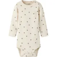 Name it Tutina / body per bambino 'NBMLARIS' cioccolato / bianco sfumato