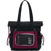 Desigual , Zaino grande multifunzione, Donna, Poliammide, Nero, U