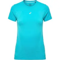 Asics Women's Road Seamless S/S Top Maglia da corsa Donna (S, turchese)