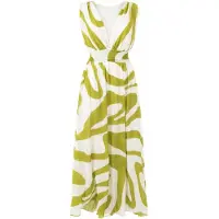 Elara Abito kiwi / offwhite