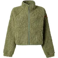 Roxy - Polaire zippée - Blurry Cloud Polar Oil Green Outline Mo per Donne in Nylon - Taglia XS - Verde
