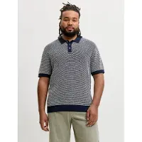 Jack & Jones Plus Size Polo In Maglia
